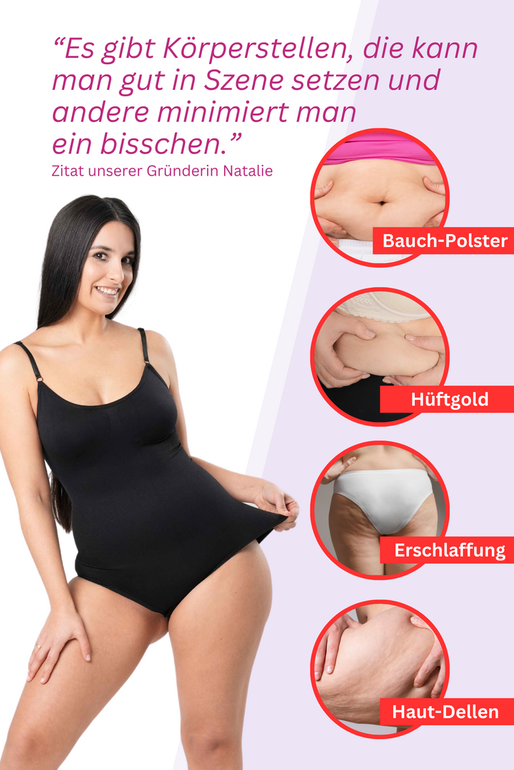 Dein Lieblingsstyle Bundle | Shaping Body mit Panty in Schwarz, Braun & Beige