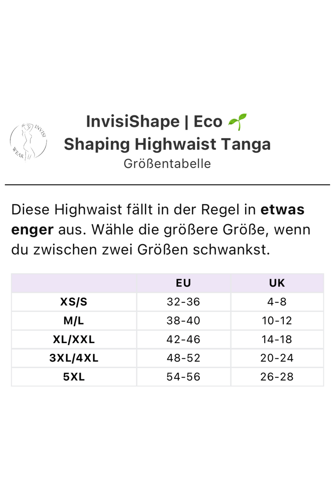 InvisiShape | Eco 🌱 Shaping Highwaist Tanga