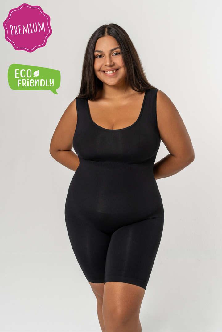 PREMIUM InvisiShape | Eco 🌱 Shaping Body mit Shorts hoher Rücken