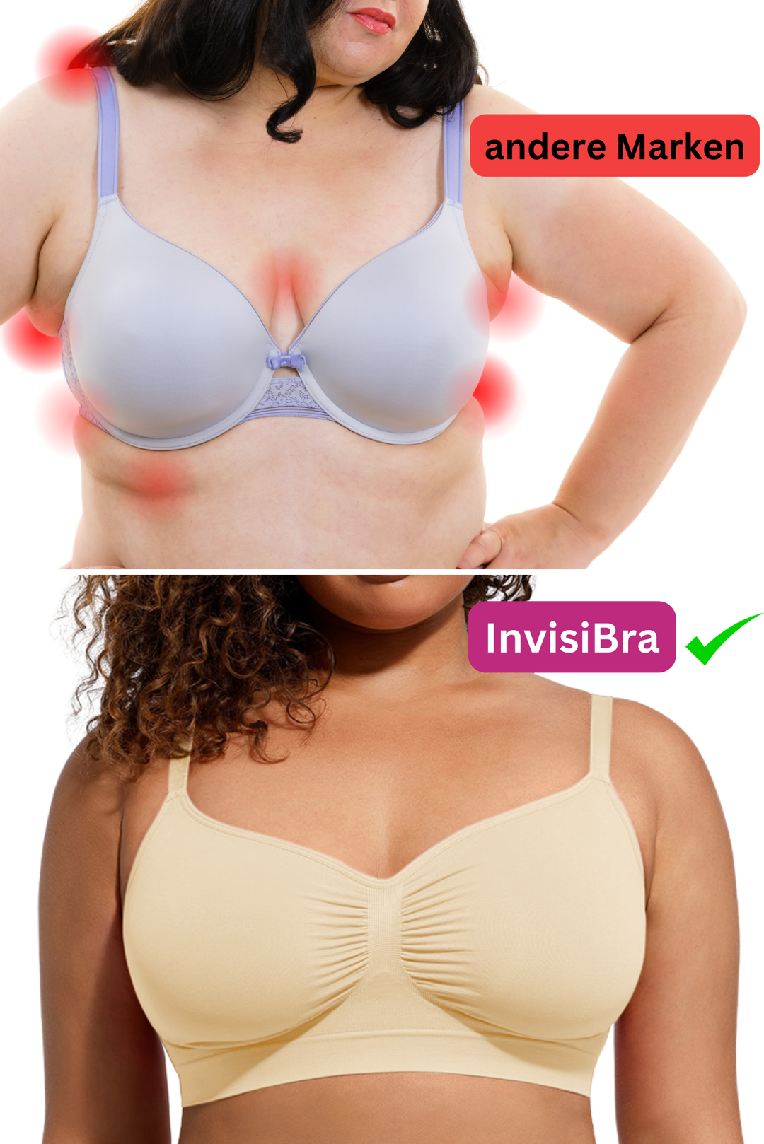 InvisiBra "Soft" - Bügelloser BH zum reinschlüpfen