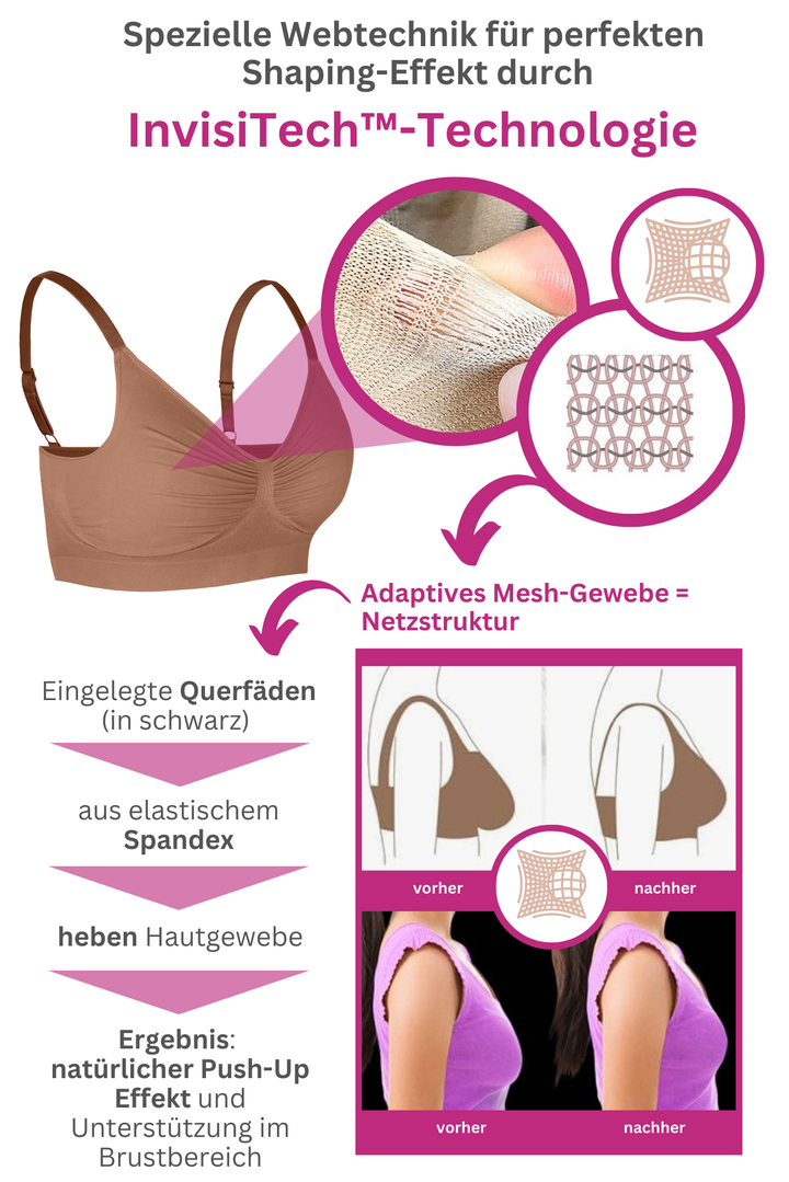 InvisiBra "Soft" - Bügelloser BH zum reinschlüpfen