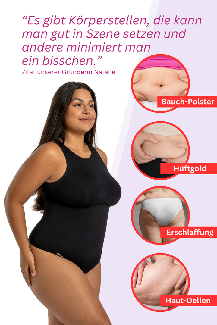 PREMIUM InvisiShape | Eco 🌱 Shaping Body Hochgeschlossen