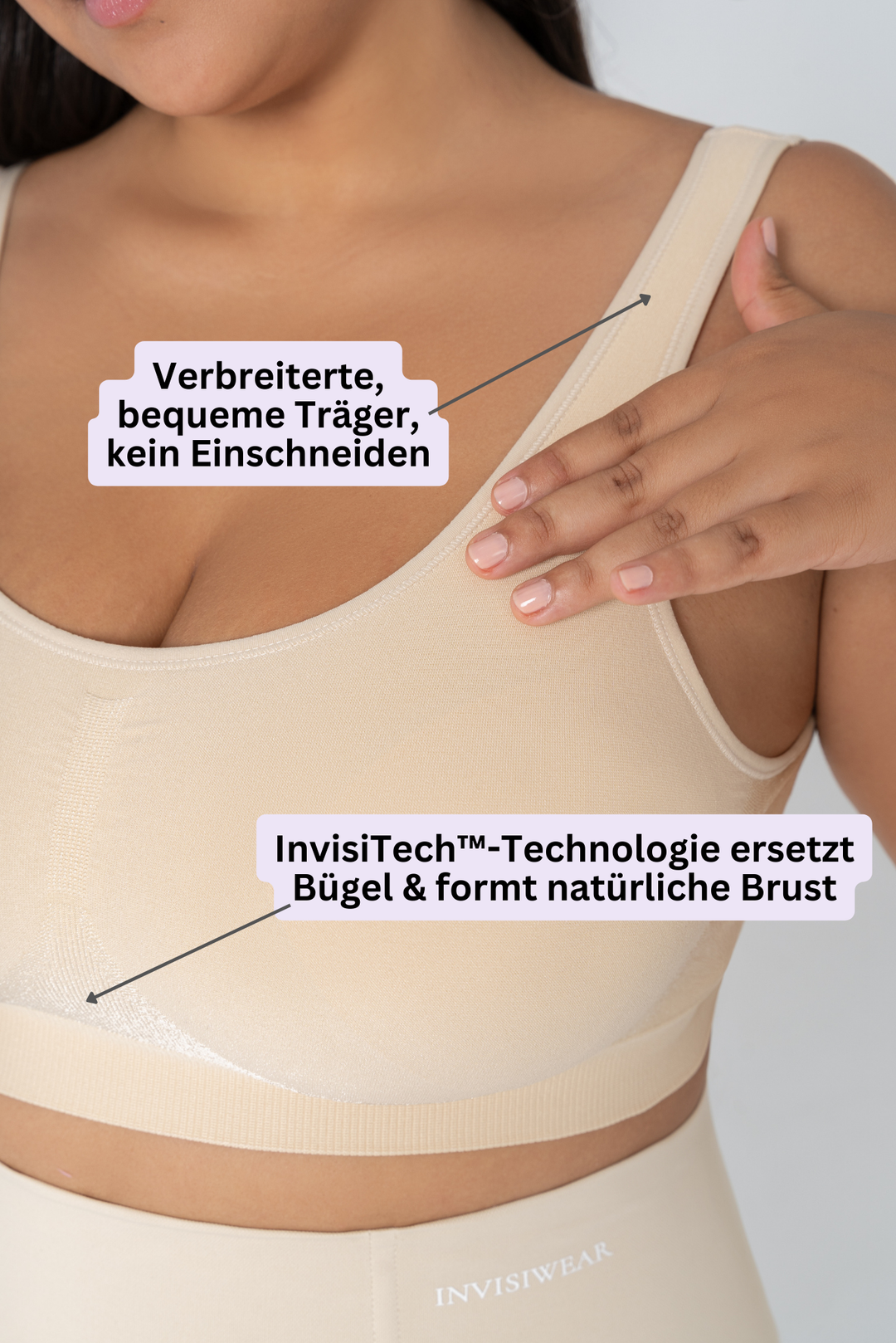 InvisiBra "Comfy" - Bügelloser BH zum wohlfühlen