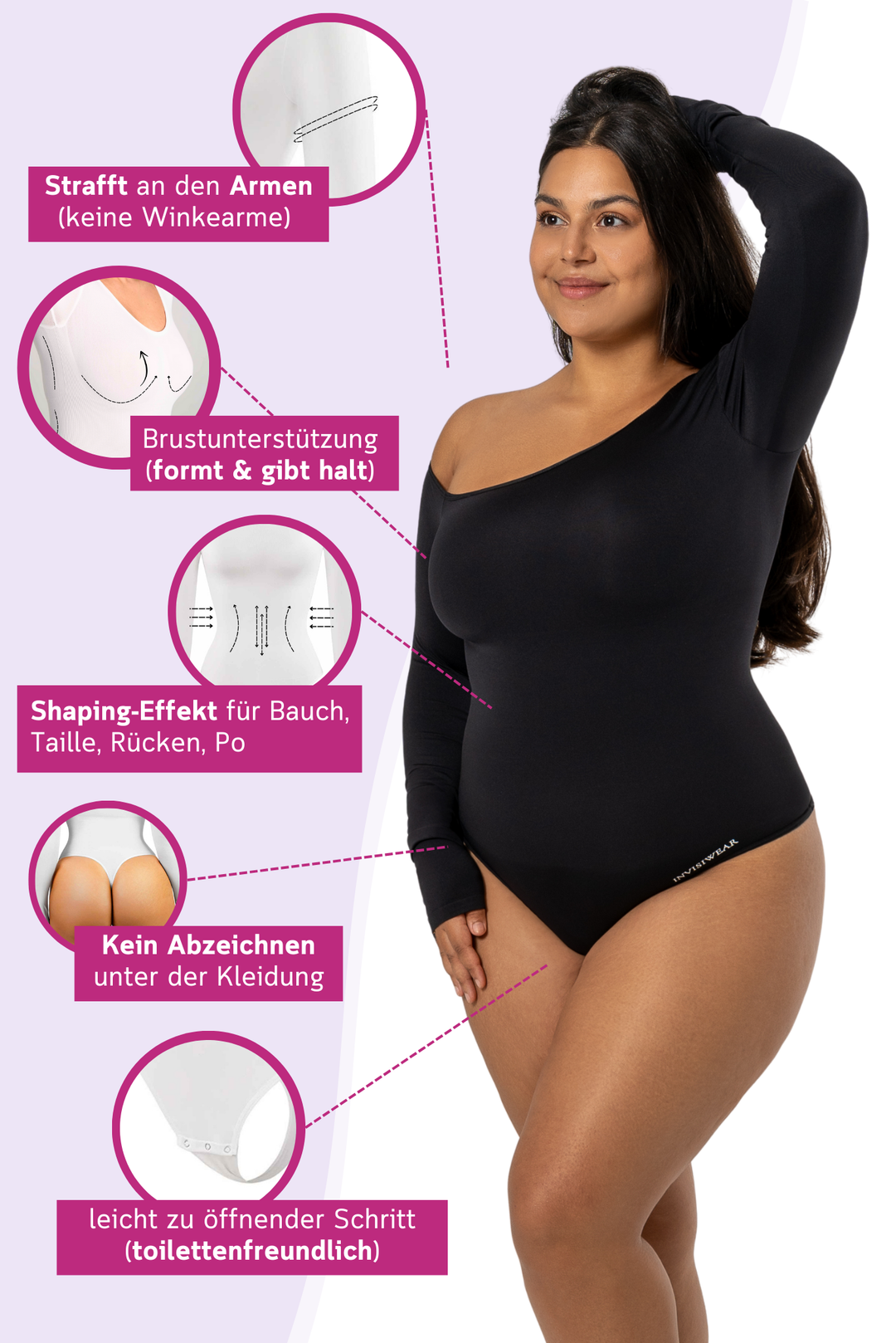 InvisiShape - Shaping Body Schulterfrei