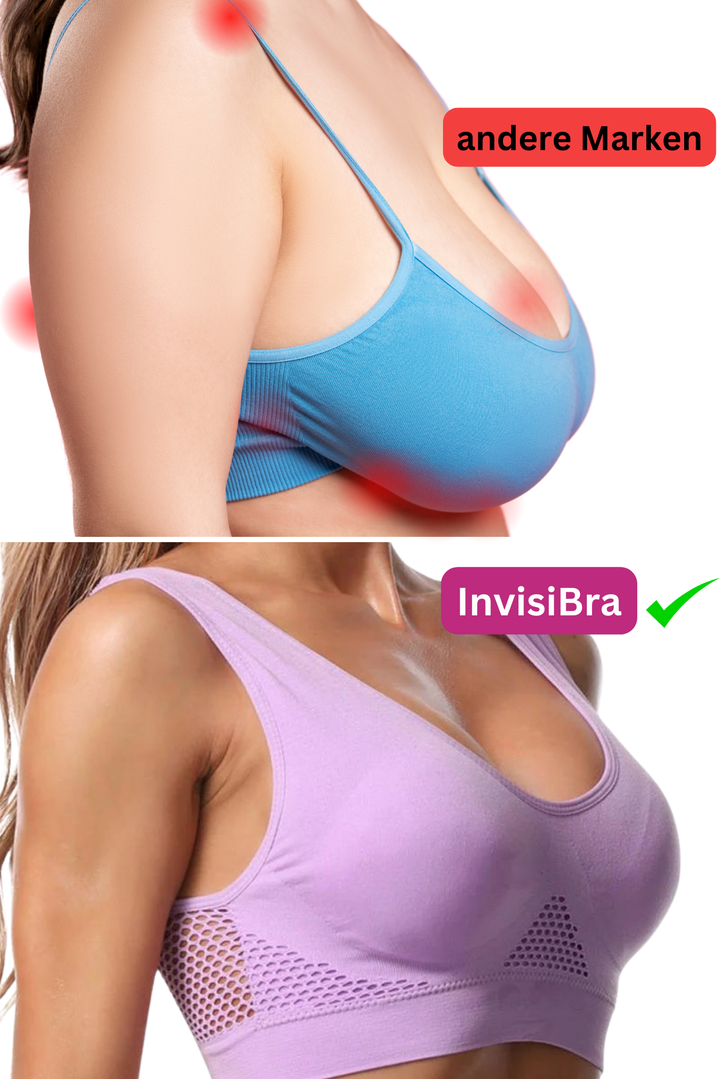 InvisiBra "Air" - Bügelloser bequemer Sport-BH