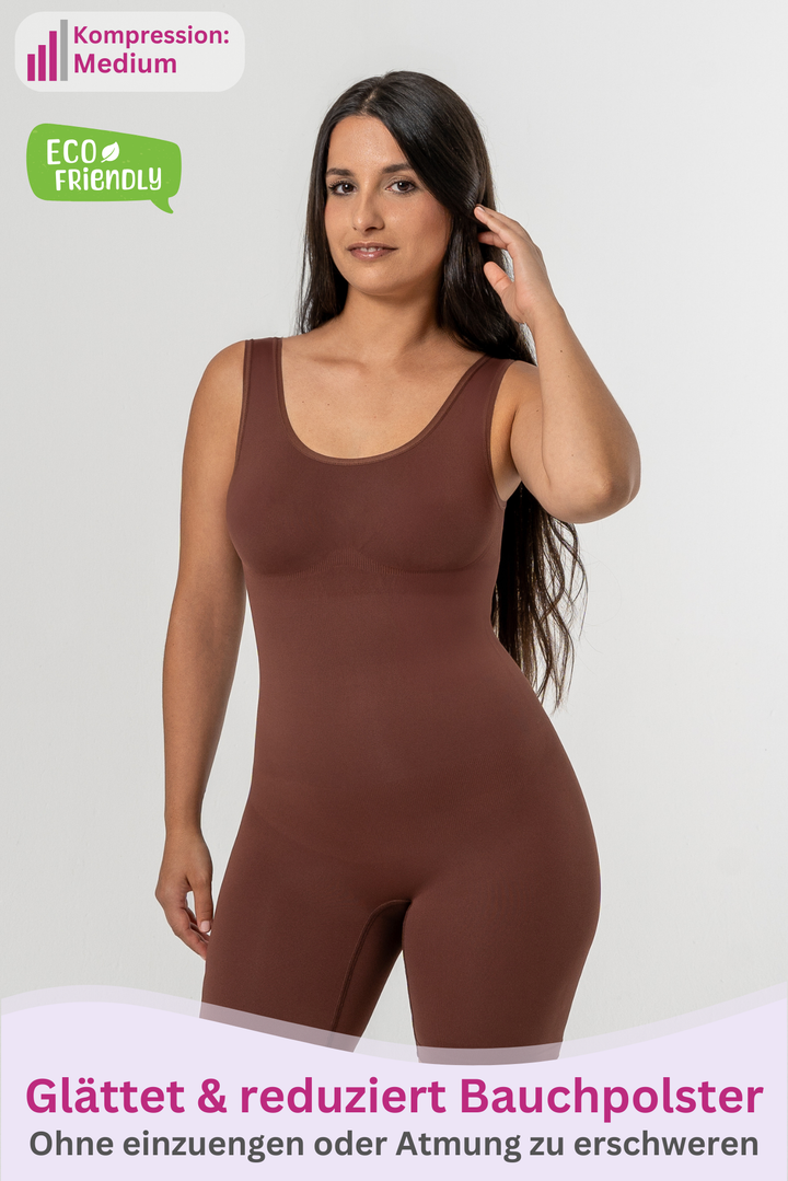 PREMIUM InvisiShape | Eco 🌱 Shaping Body mit Shorts hoher Rücken