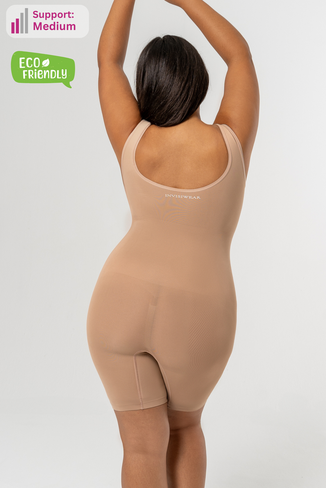 PREMIUM InvisiShape | Eco 🌱 Shaping Body mit Shorts hoher Rücken