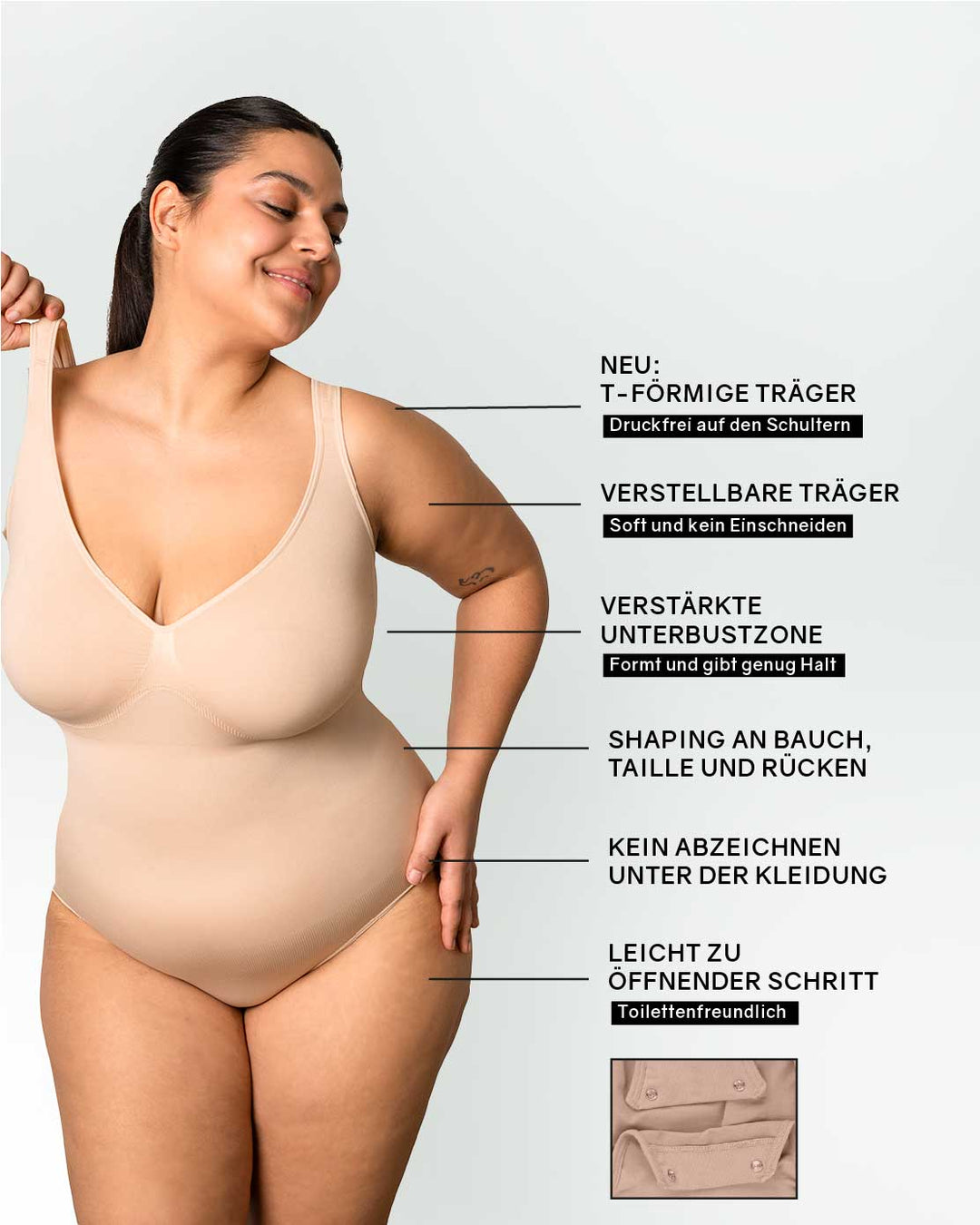 PREMIUM InvisiShape - Shaping Essentials - 4er Set