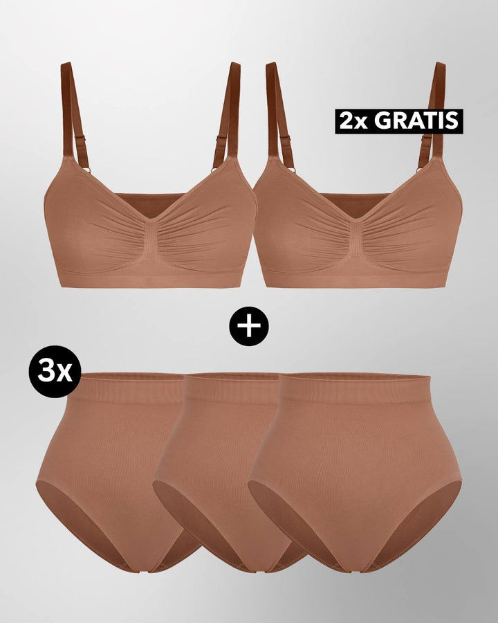 PREMIUM InvisiShape - InvisiBra & InvisiBrief "Soft" - 5er Set