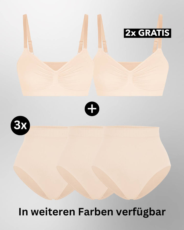 PREMIUM InvisiShape - InvisiBra & InvisiBrief "Soft" - 5er Set