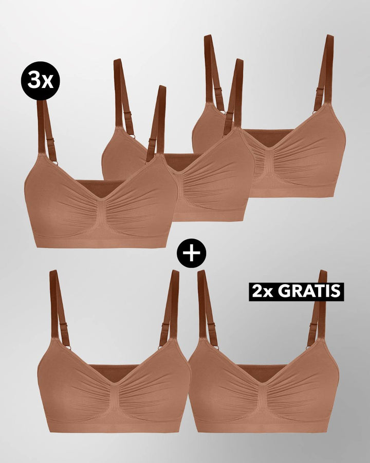 PREMIUM InvisiShape - InvisiBra "Soft" 1.0 - 5er Set