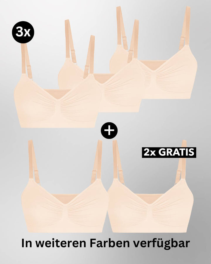 PREMIUM InvisiShape - InvisiBra "Soft" 1.0 - 5er Set