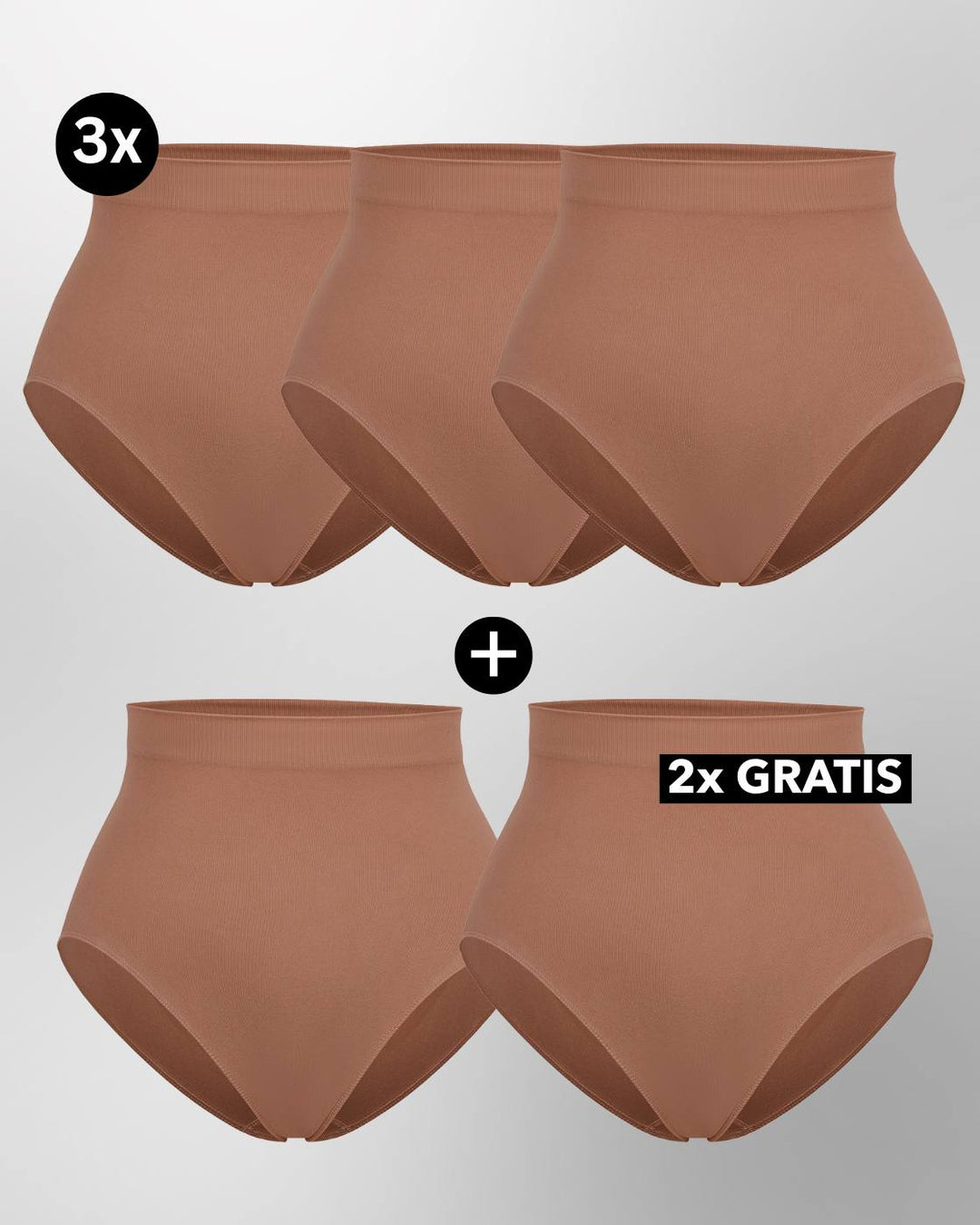 PREMIUM InvisiShape - InvisiBrief "Soft" - 5er Set