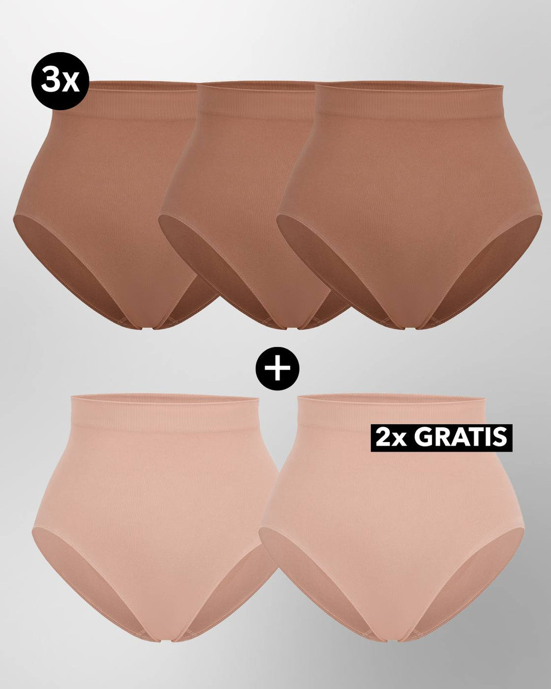 PREMIUM InvisiShape - InvisiBrief "Soft" - 5er Set