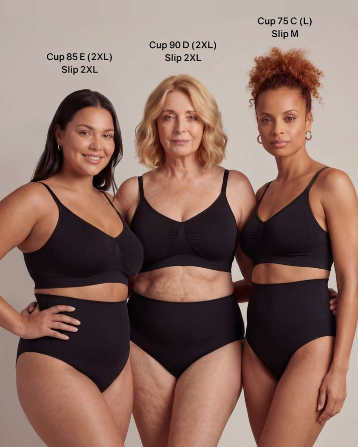 InvisiBra "Soft" 1.0 - Bügelloser BH zum Reinschlüpfen - 3er Set