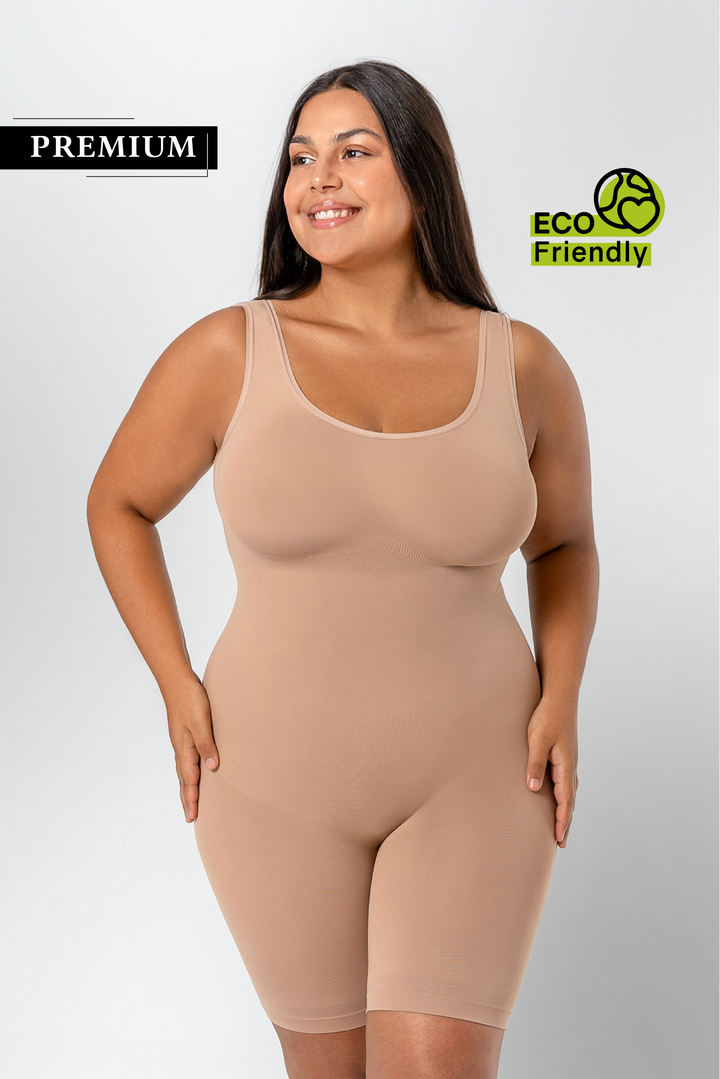 PREMIUM InvisiShape | Eco 🌱 Shaping Body mit Shorts hoher Rücken