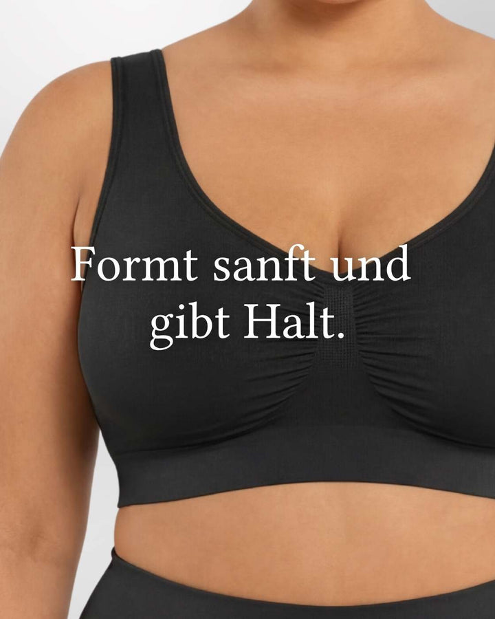 InvisiBra "Soft" 2.0 - Bügelloser BH mit breiten Komfort-Trägern - 3er Set
