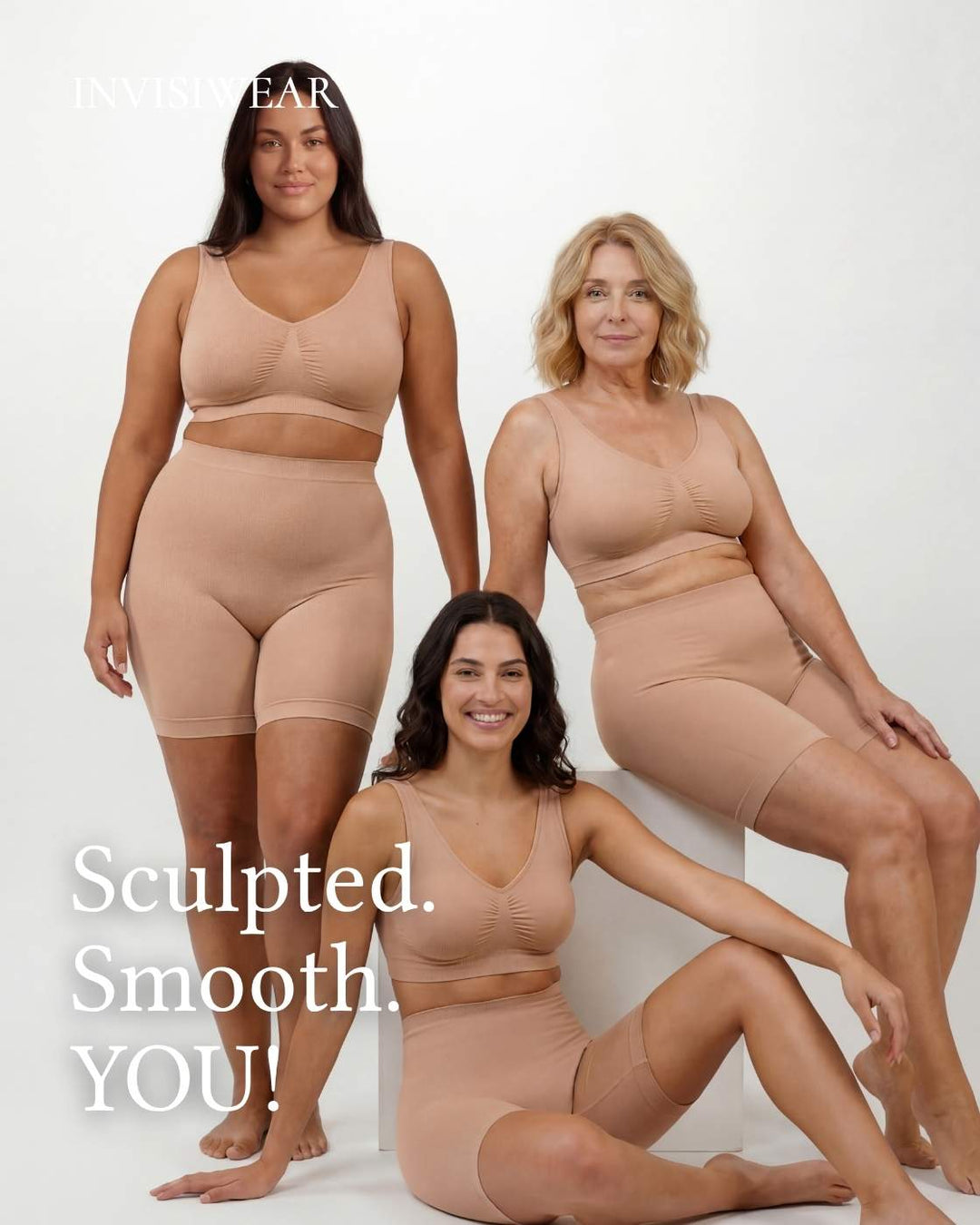 PREMIUM InvisiShape - Shaping Shorts "Soft" - 4er Set
