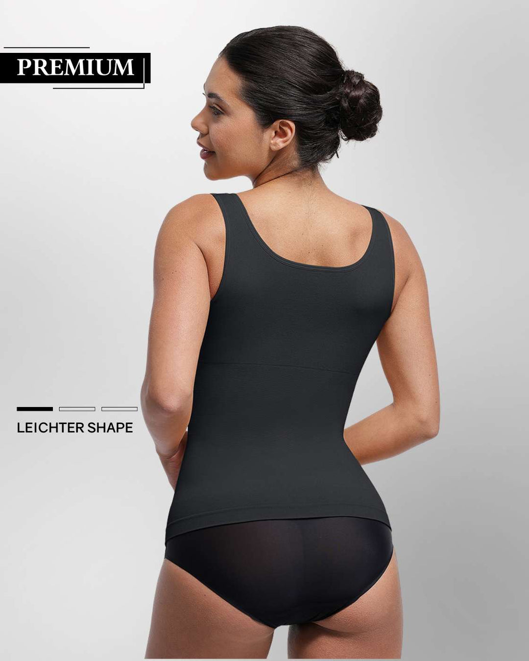 PREMIUM InvisiShape - Shaping Top mit Raffung - 3er Set
