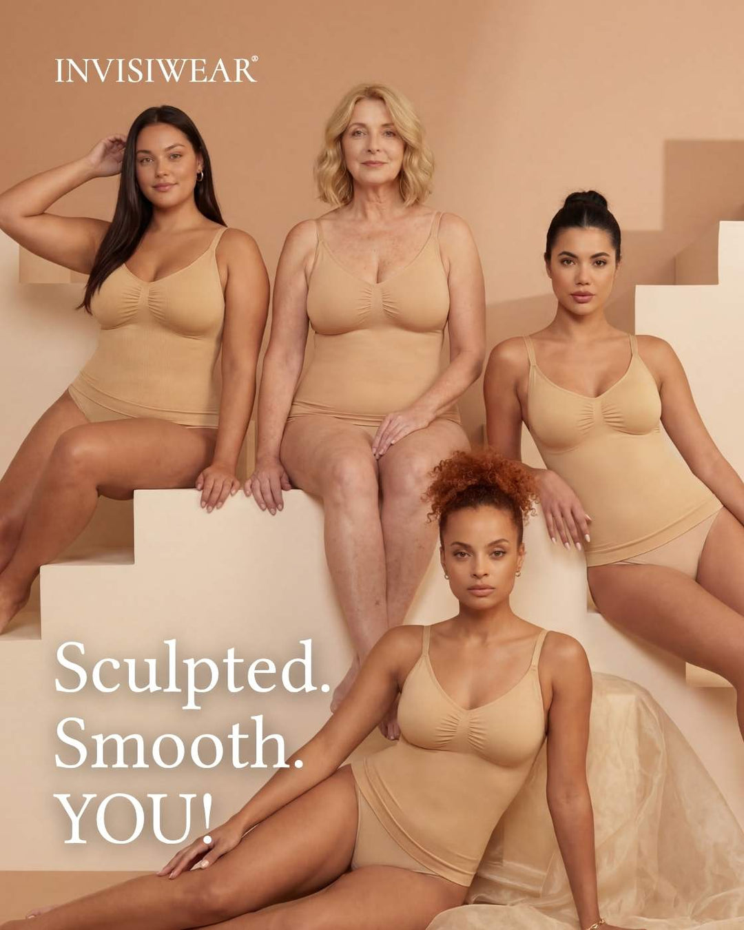 PREMIUM InvisiShape - Top mit verstellbaren Trägern - 3er Set
