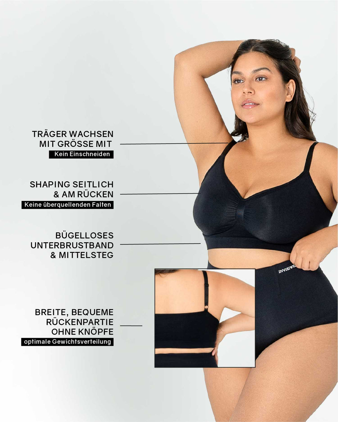 InvisiBra "Soft" 1.0 & InvisiBrief "Soft" - BH und Panty - 2er Set