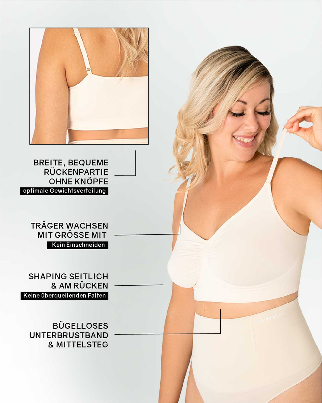 PREMIUM InvisiShape - Shaping Essentials - 4er Set