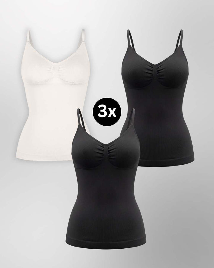 PREMIUM InvisiShape - Top mit verstellbaren Trägern - 3er Set