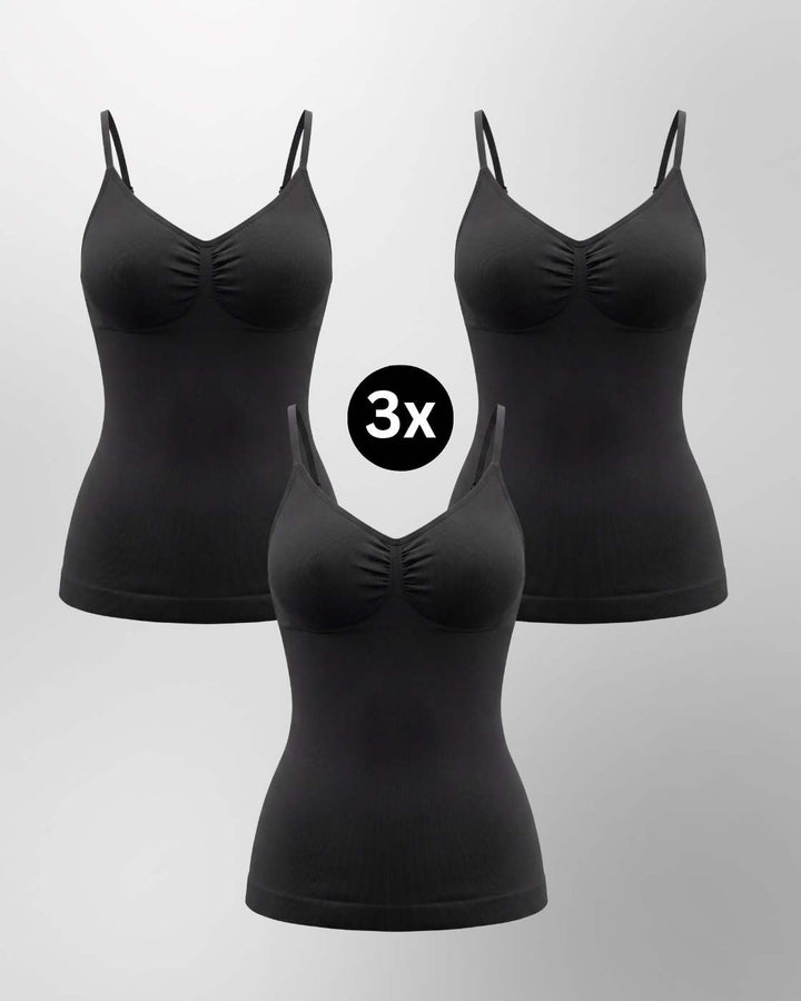 PREMIUM InvisiShape - Top mit verstellbaren Trägern - 3er Set
