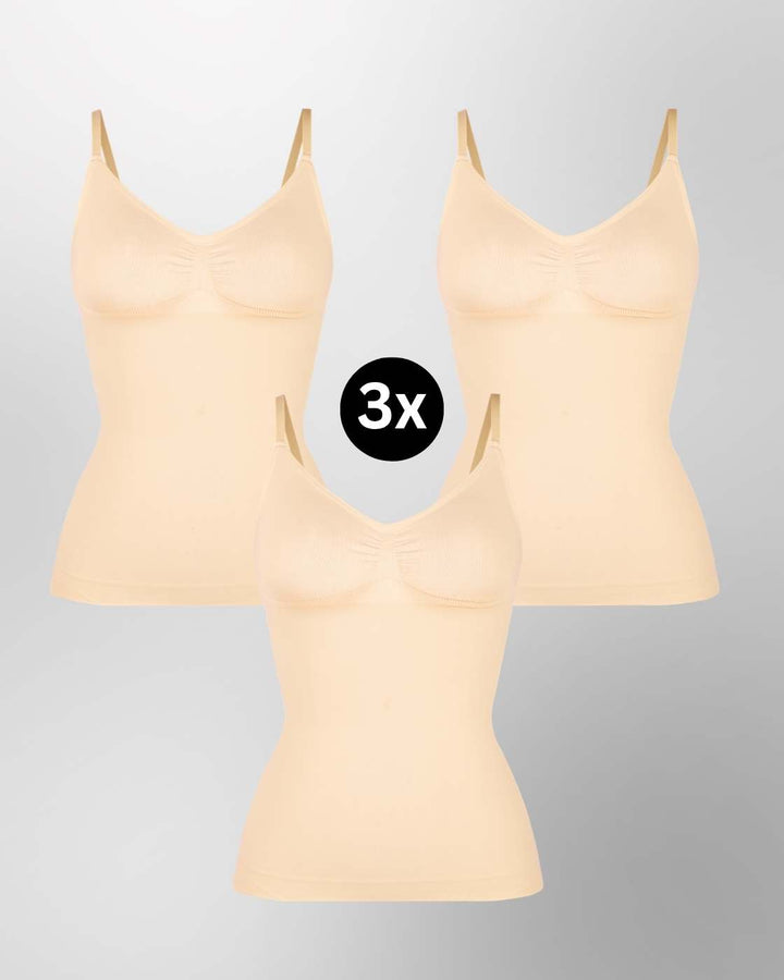 PREMIUM InvisiShape - Top mit verstellbaren Trägern - 3er Set
