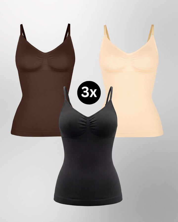 PREMIUM InvisiShape - Top mit verstellbaren Trägern - 3er Set