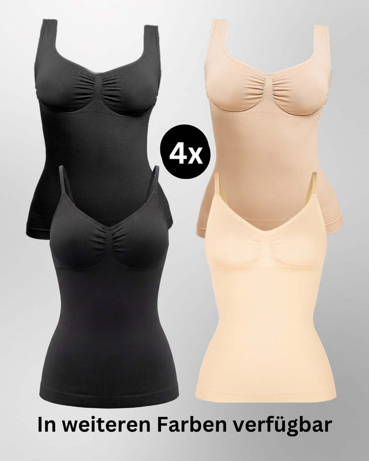 PREMIUM InvisiShape - Bestseller Shaping Tops - 4er Set