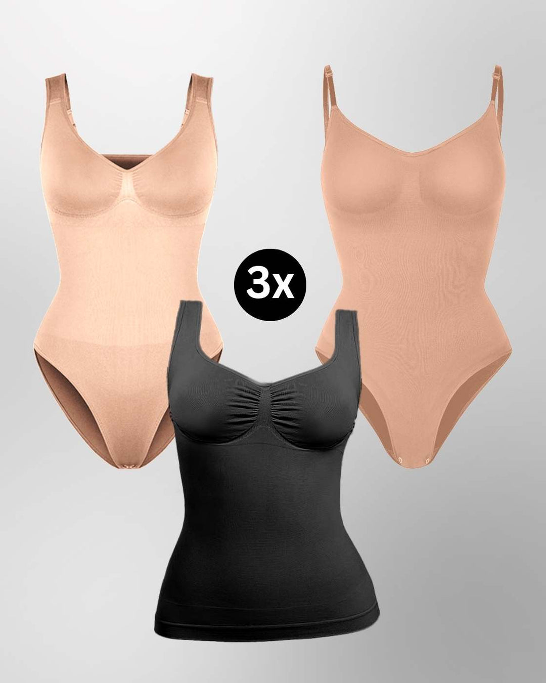 PREMIUM InvisiShape - Shaping Bestseller - 3er Set