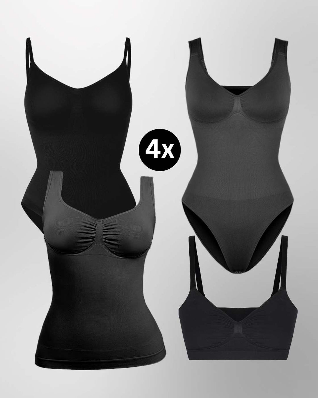 PREMIUM InvisiShape - Shaping Essentials - 4er Set