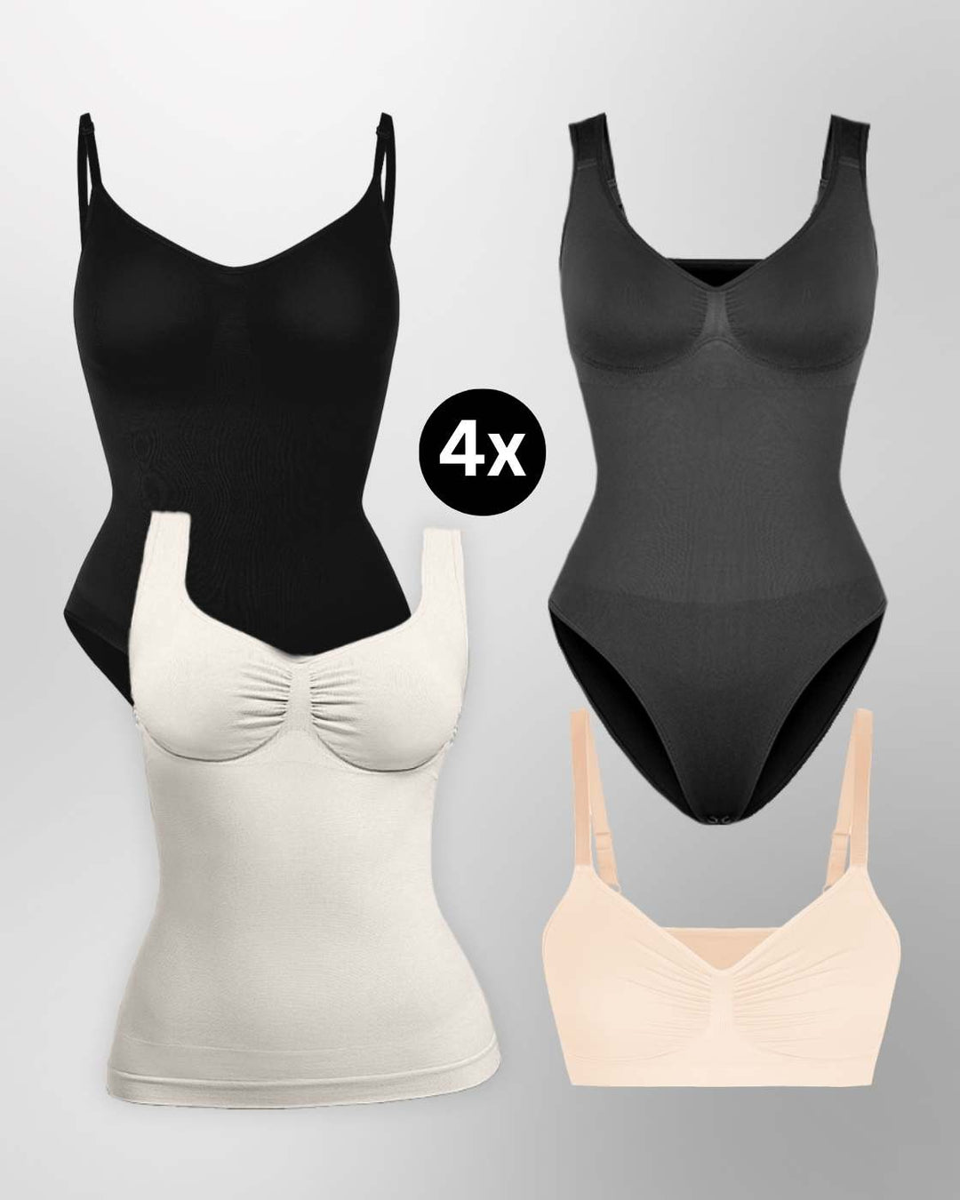 PREMIUM InvisiShape - Shaping Essentials - 4er Set
