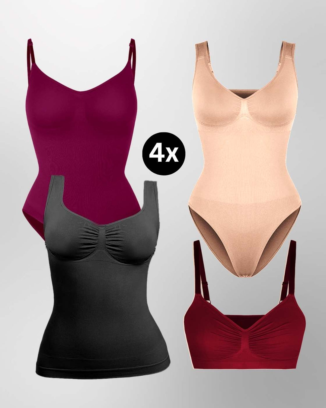 PREMIUM InvisiShape - Shaping Essentials - 4er Set