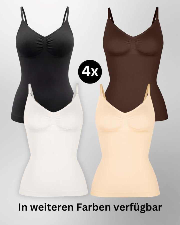 PREMIUM InvisiShape - Top mit verstellbaren Trägern - 4er Set