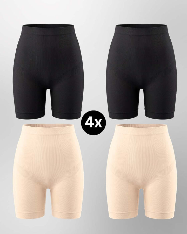 PREMIUM InvisiShape - Shaping Shorts "Soft" - 4er Set