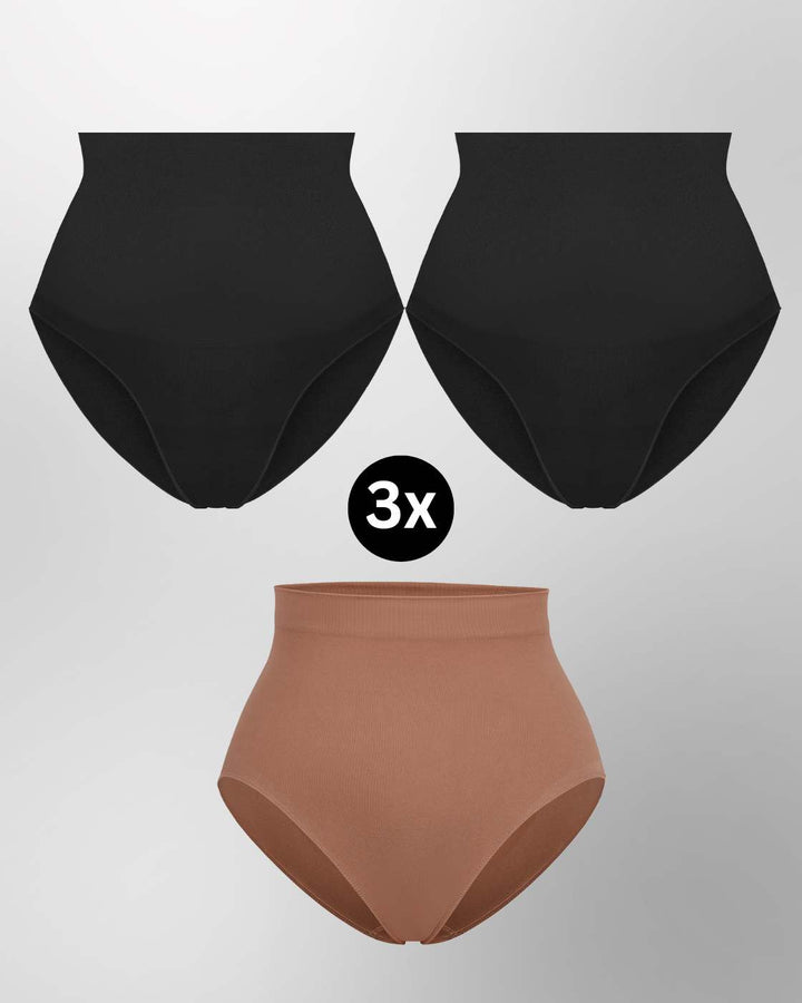 InvisiBrief "Soft" - Highwaist Panty - 3er Set