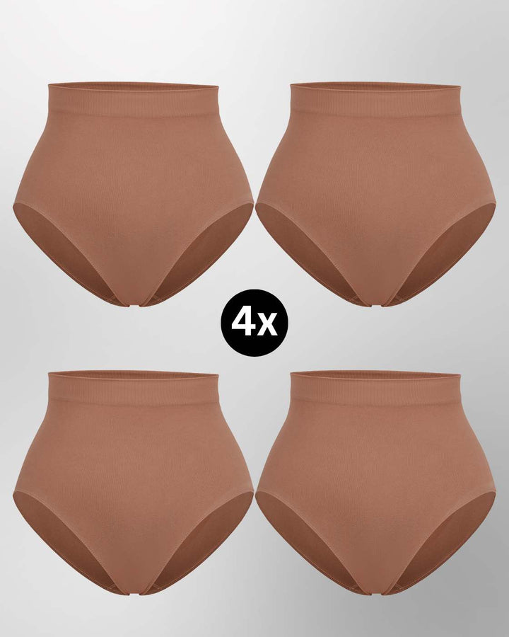 InvisiBrief "Soft" - Highwaist Panty - 4er Set