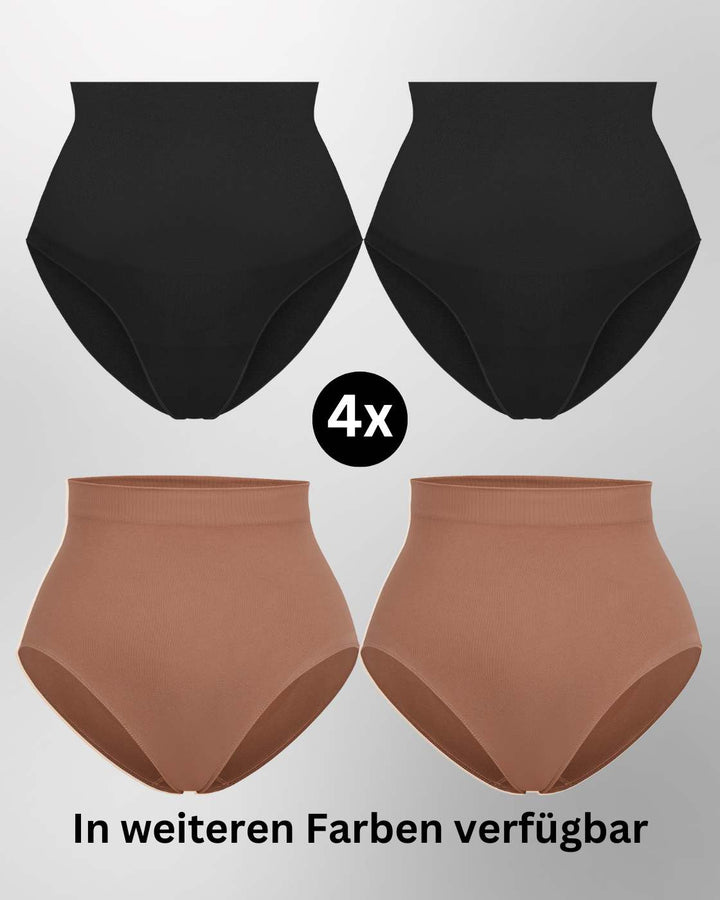 InvisiBrief "Soft" - Highwaist Panty - 4er Set