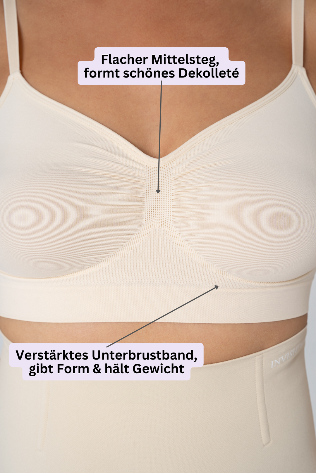 InvisiBra "Soft" - Bügelloser BH zum reinschlüpfen