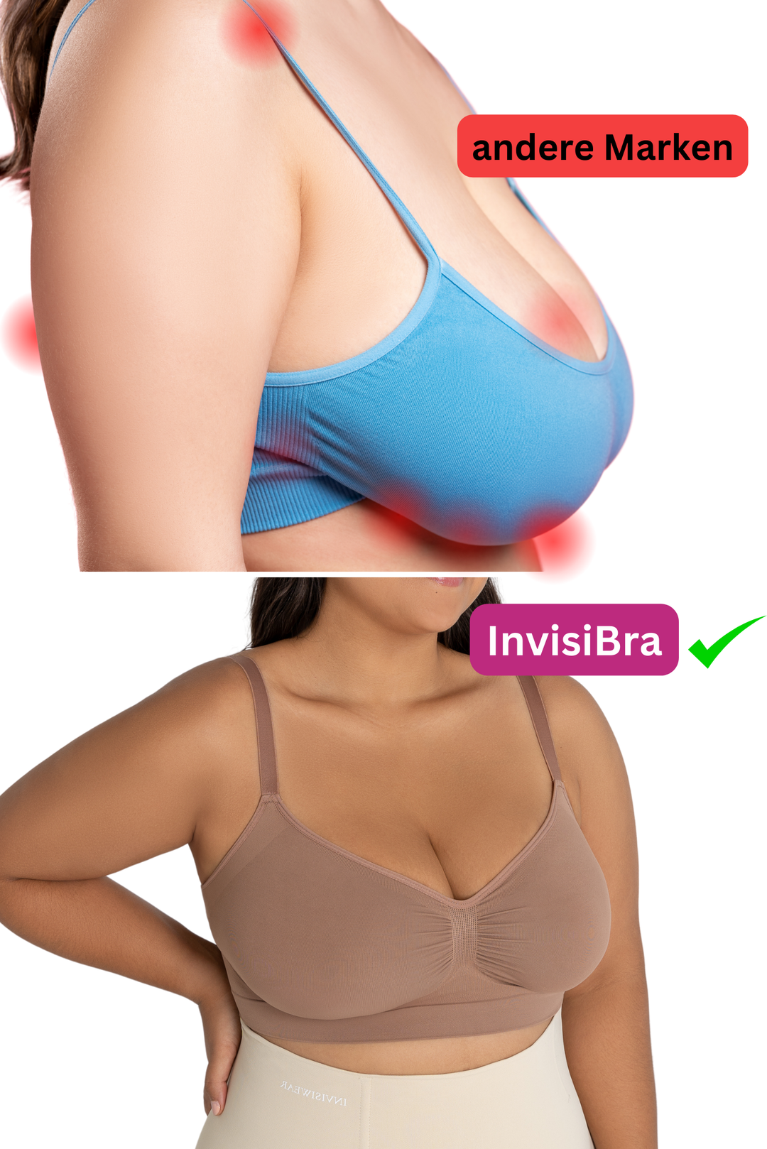 InvisiBra "Soft" - Bügelloser BH zum reinschlüpfen